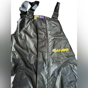 Vintage Skidoo snogear snow pants with bib black medium